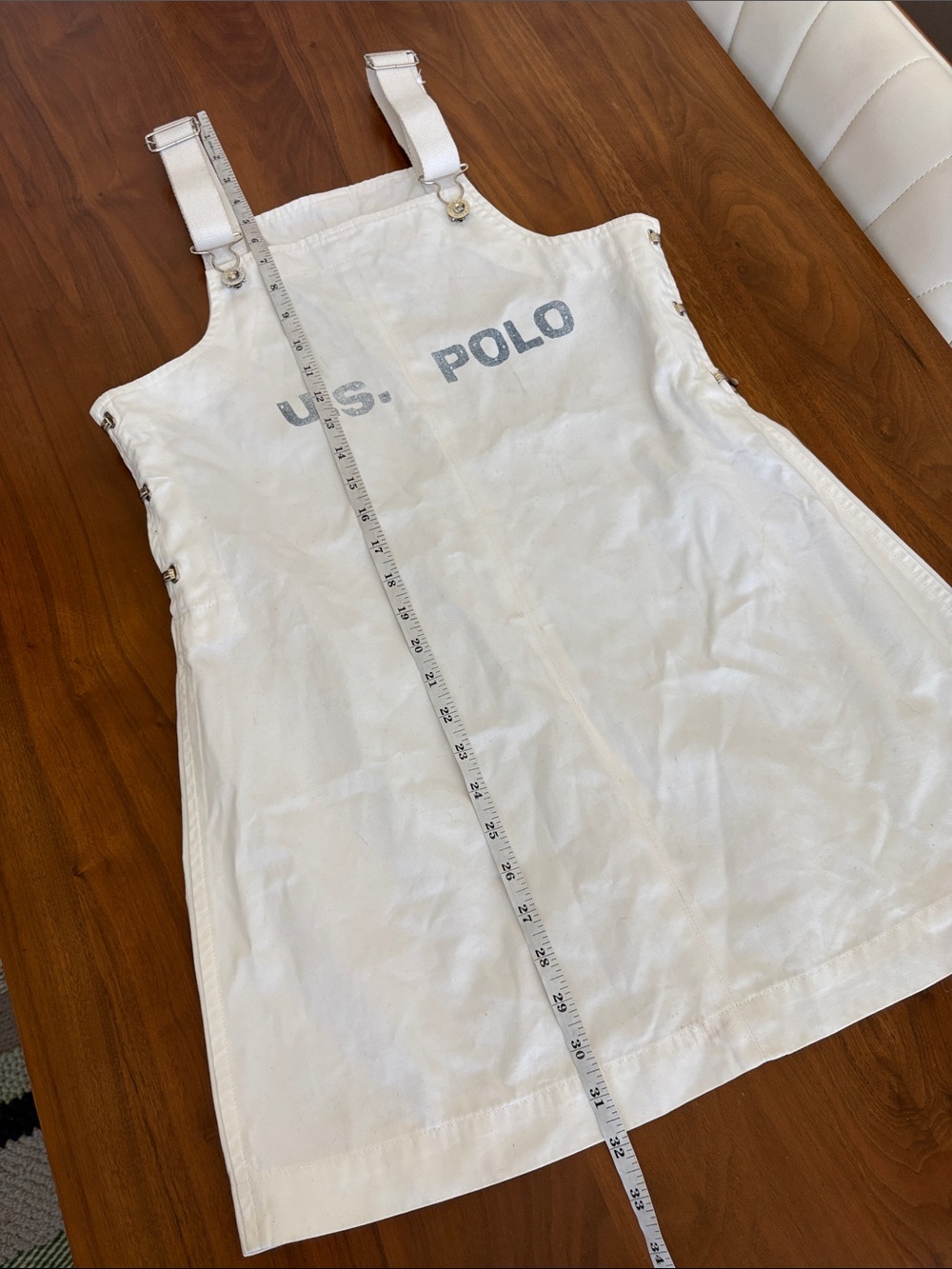 Vintage Ralph Lauren Polo Sport U.S. Polo Overall Dress Size 4 - Picture 6 of 7
